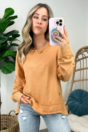 Adelaid Vintage Wash Pullover - BACK IN STOCK