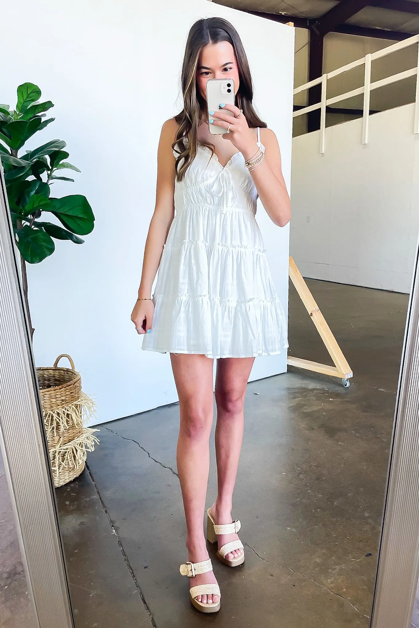 Adrienne Tiered Ruffle Dress