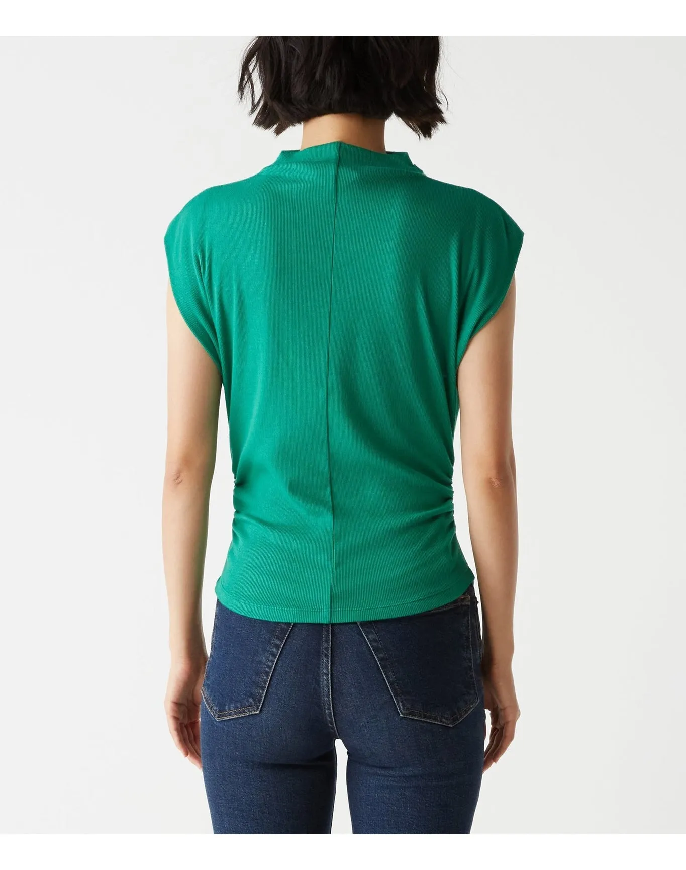 Amara Power Shoulder Tee | Peppermint MICHAEL STARS