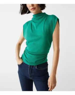 Amara Power Shoulder Tee | Peppermint MICHAEL STARS