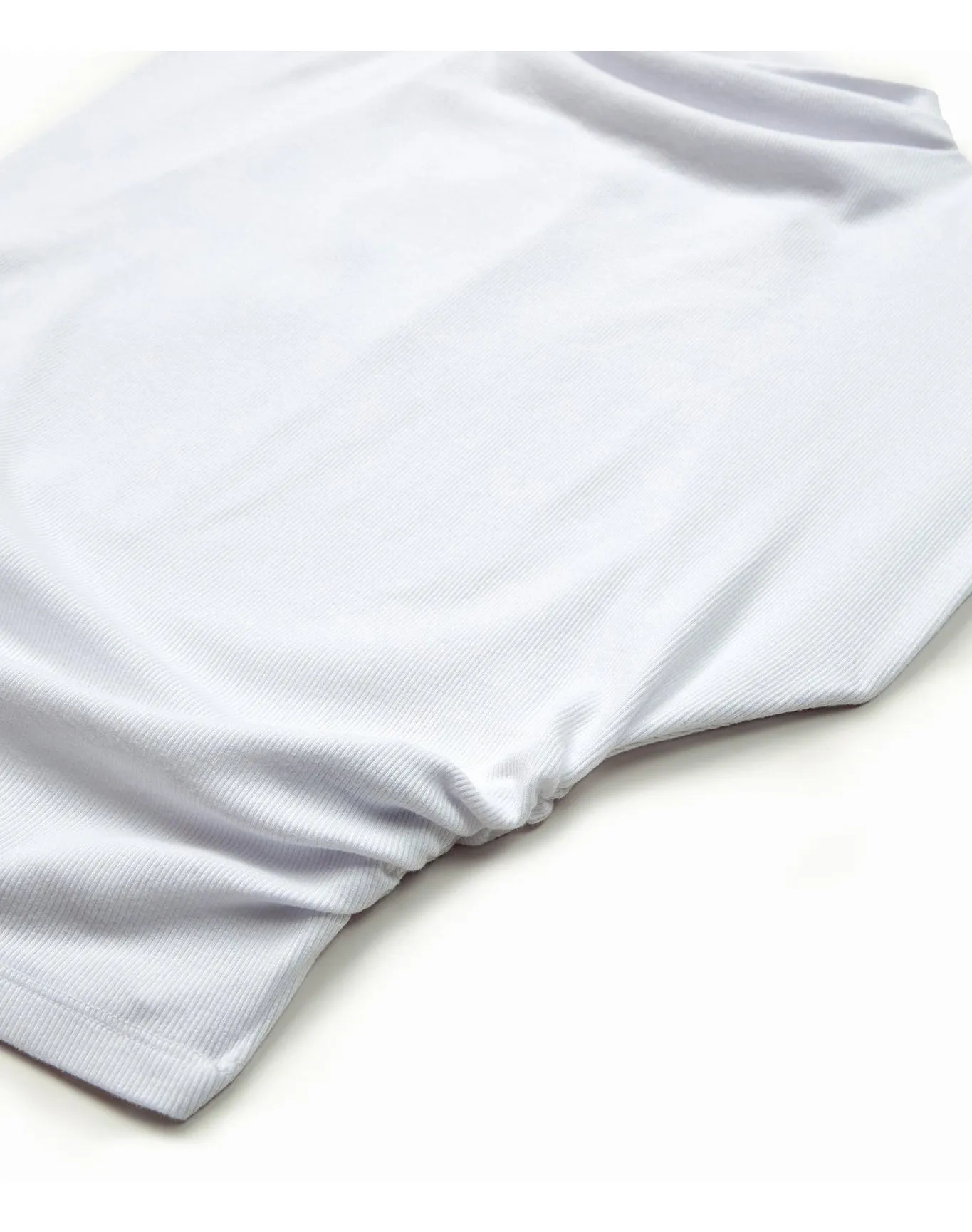 Amara Power Shoulder Tee | White MICHAEL STARS