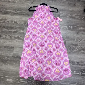 Ann Taylor Geo Print Sleeveless Midi DRESSES Mt