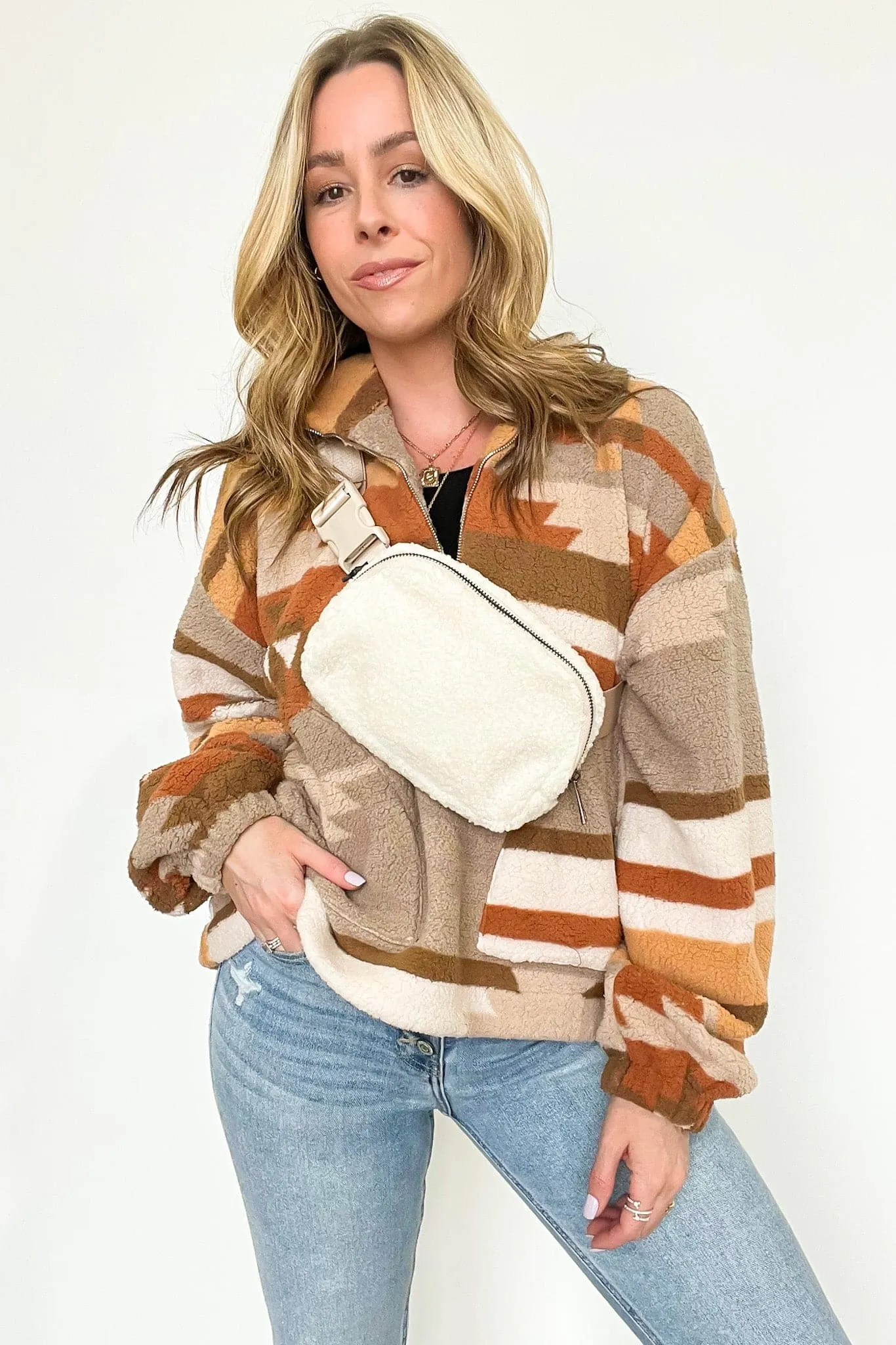 Anywhere Fleece Belt Bag - BACK with GOLD HARDWARE!