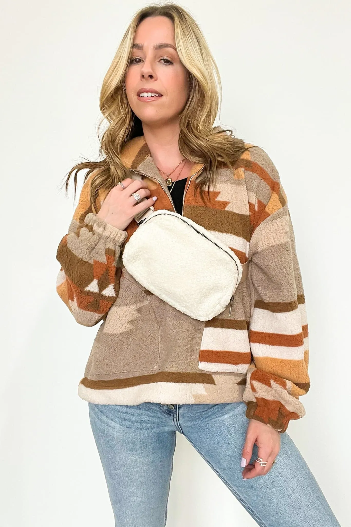 Anywhere Fleece Belt Bag - BACK with GOLD HARDWARE!