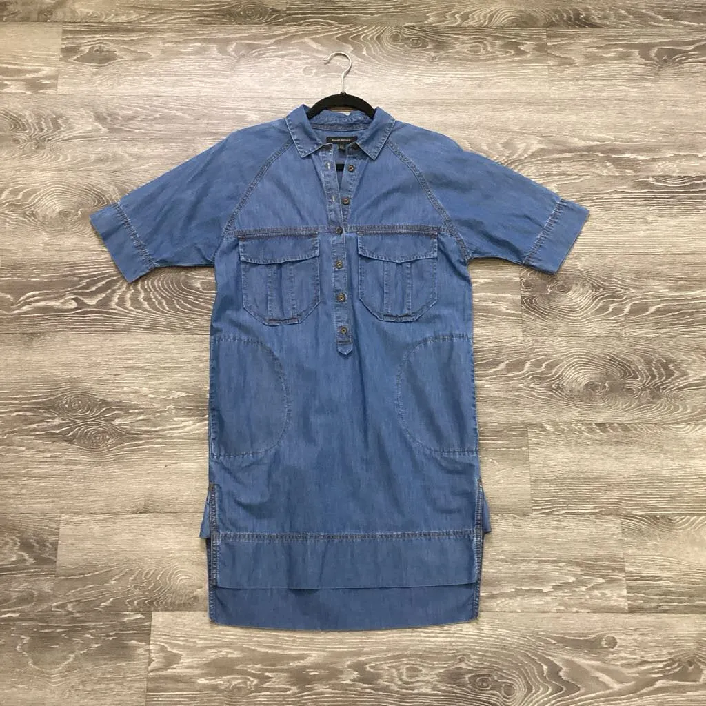 Banana Republic Denim Front Pock DRESSES XS