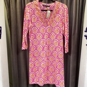 Barbara Erickson Patterned 3/4 Sleeve DRESSES L