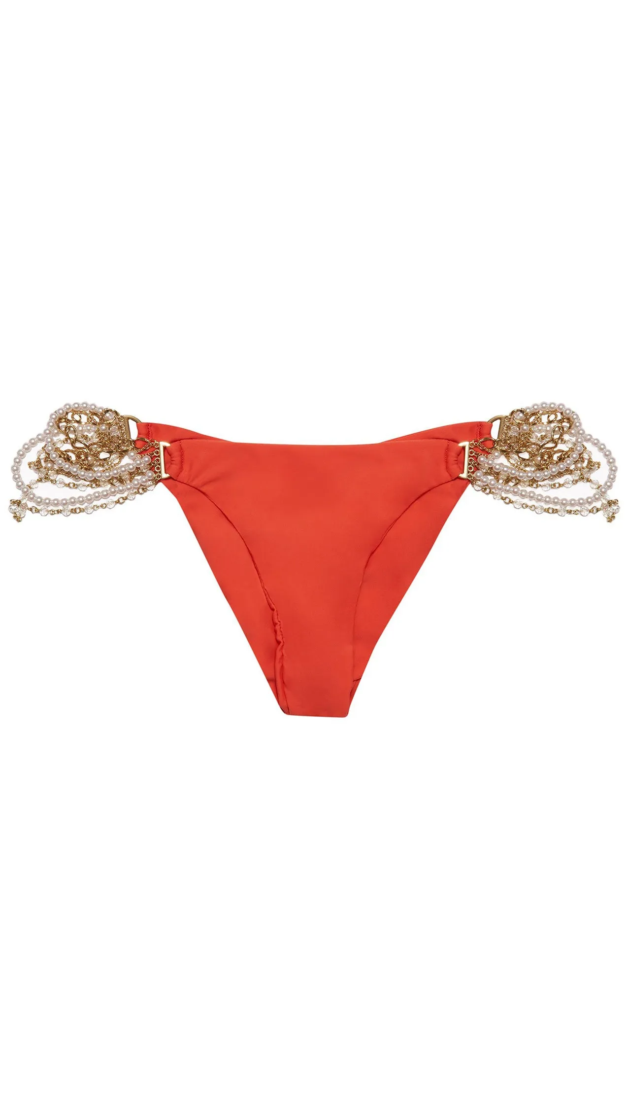 Beach Bunny Pretty in Pearls Skimpy Bottoms Poppy