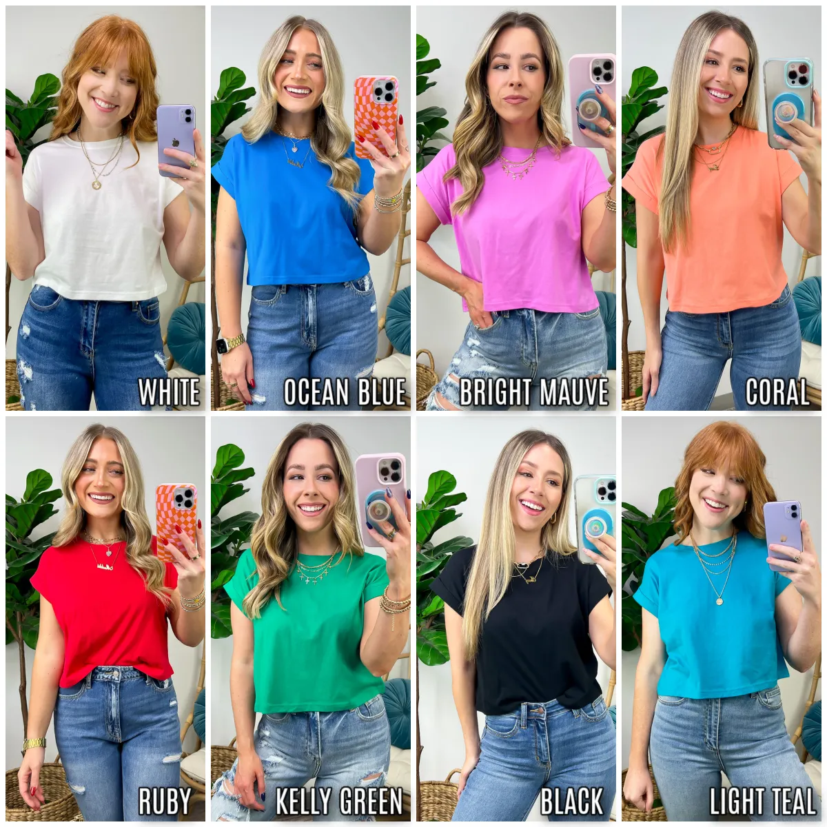 Biancah Cotton Short Sleeve Top