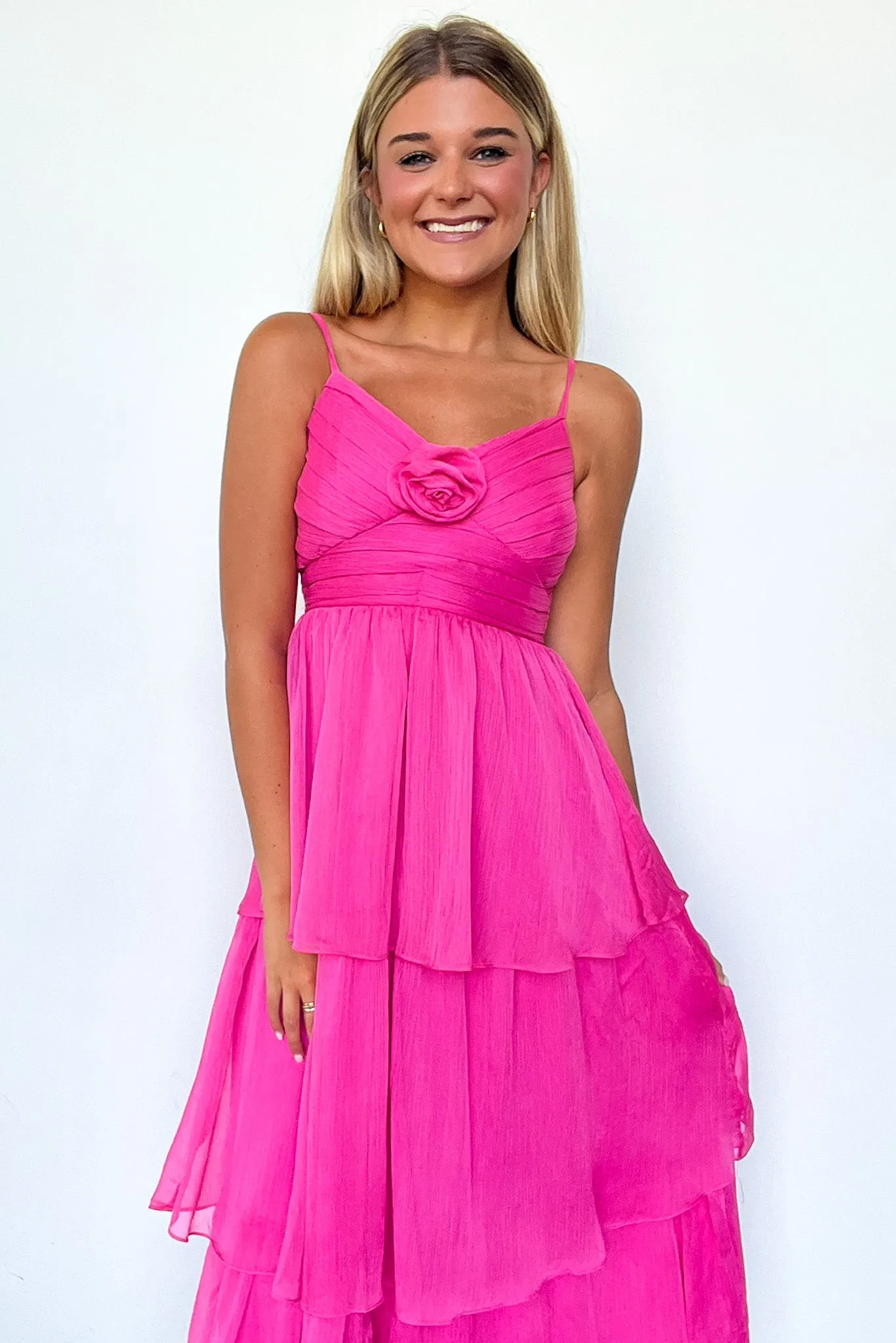 Blissfully Darling Tiered Floral Ruffle Dress - FINAL SALE