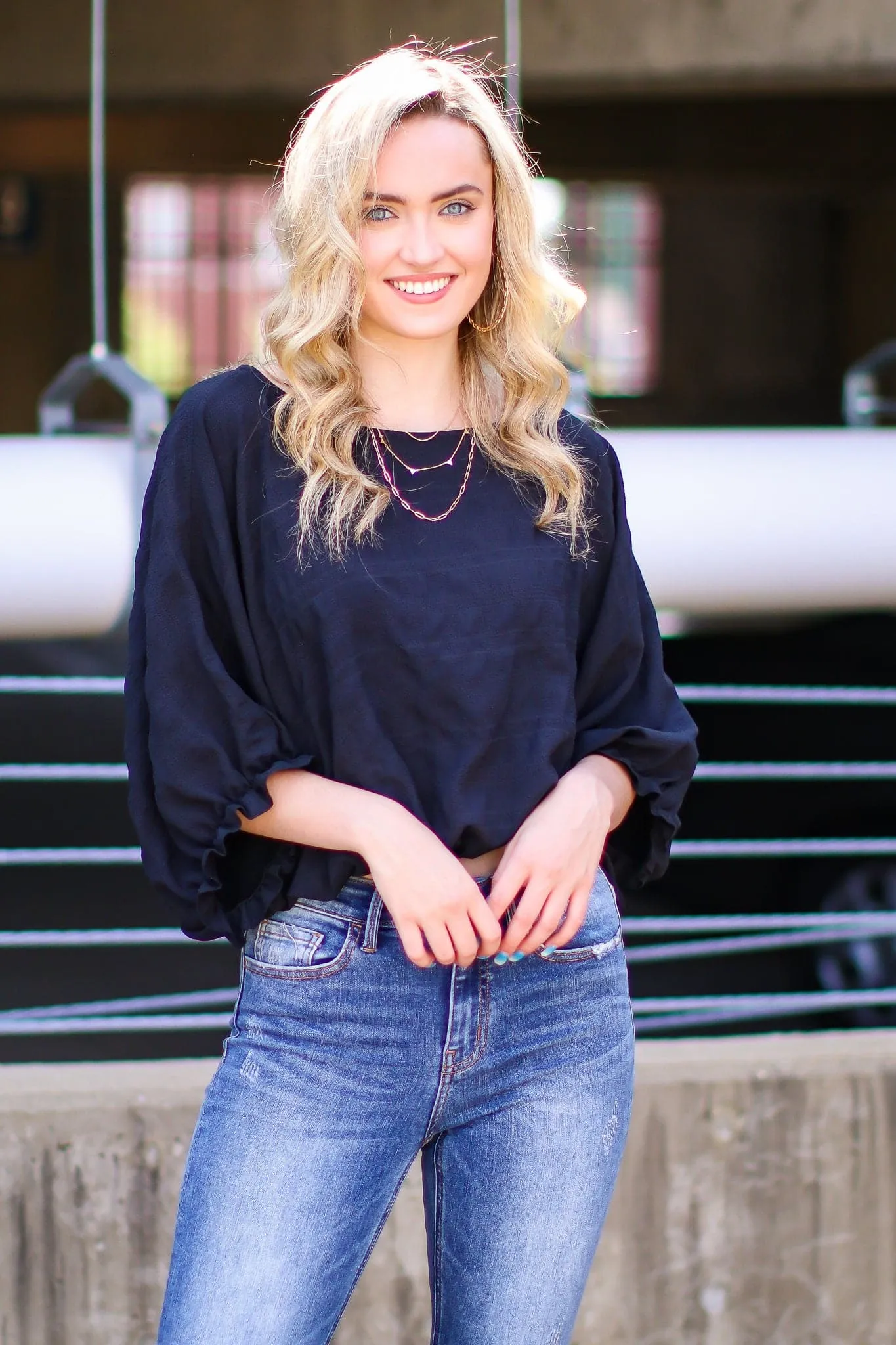 Burning Question Textured Cropped Top - FINAL SALE