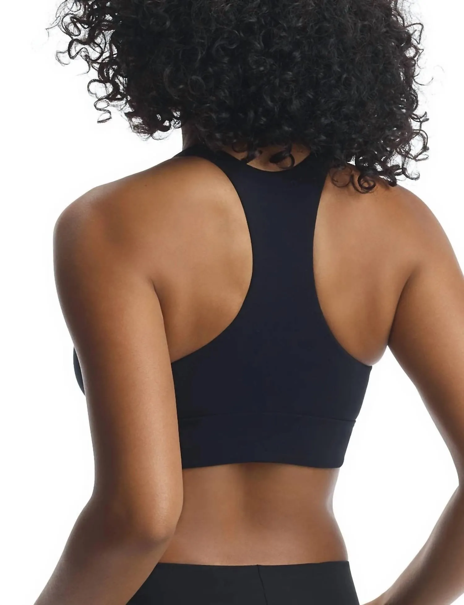 Butter Comfy Racerback Bralette In Midnight