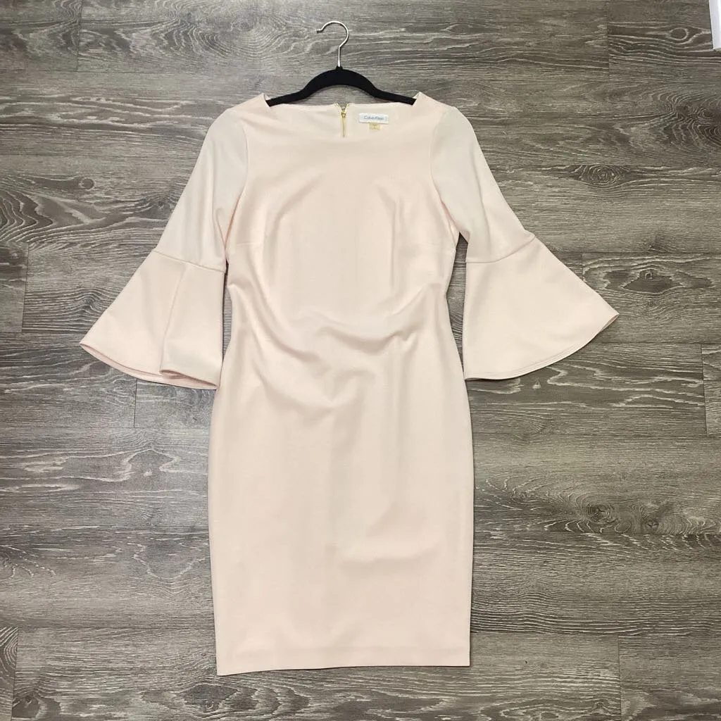 Calvin Klein Bell Sleeve Sheath DRESSES 6