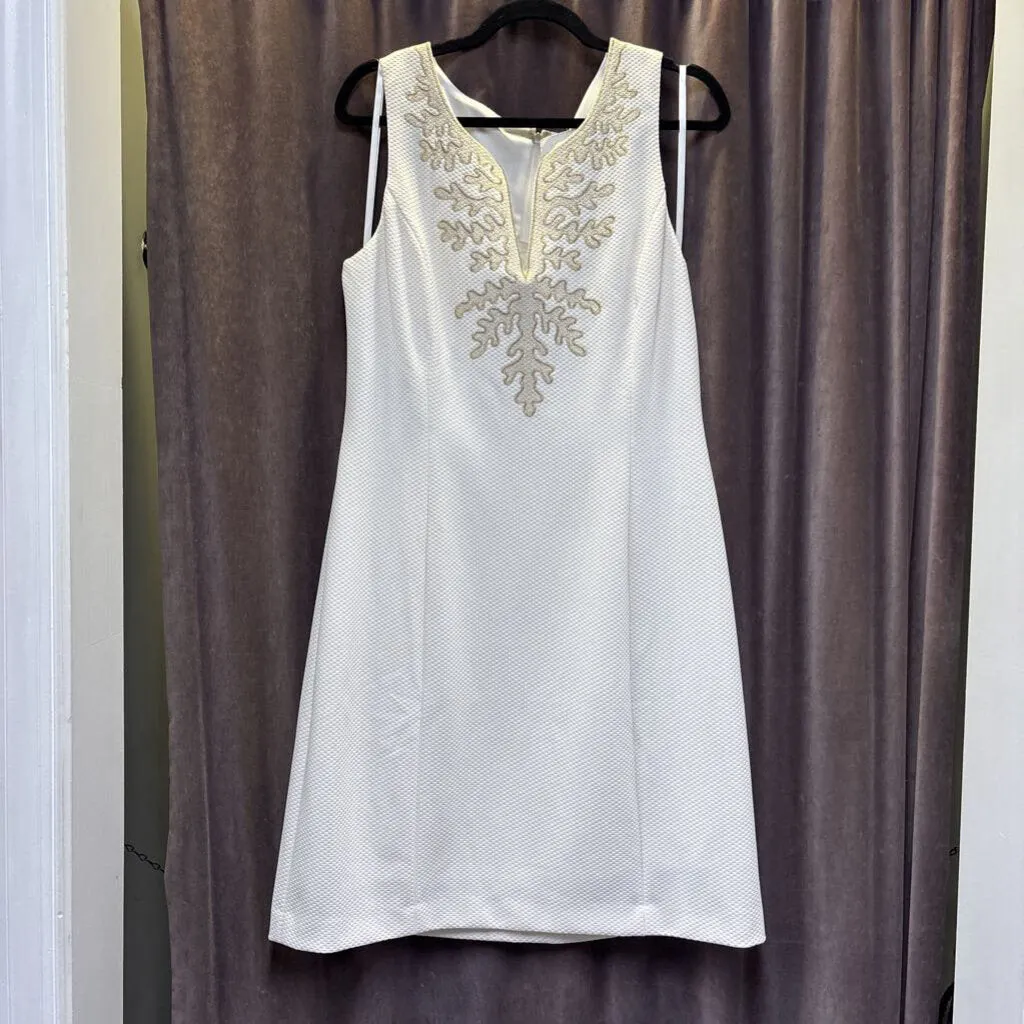 Cappagallo NWT Embroid Textured DRESSES 14