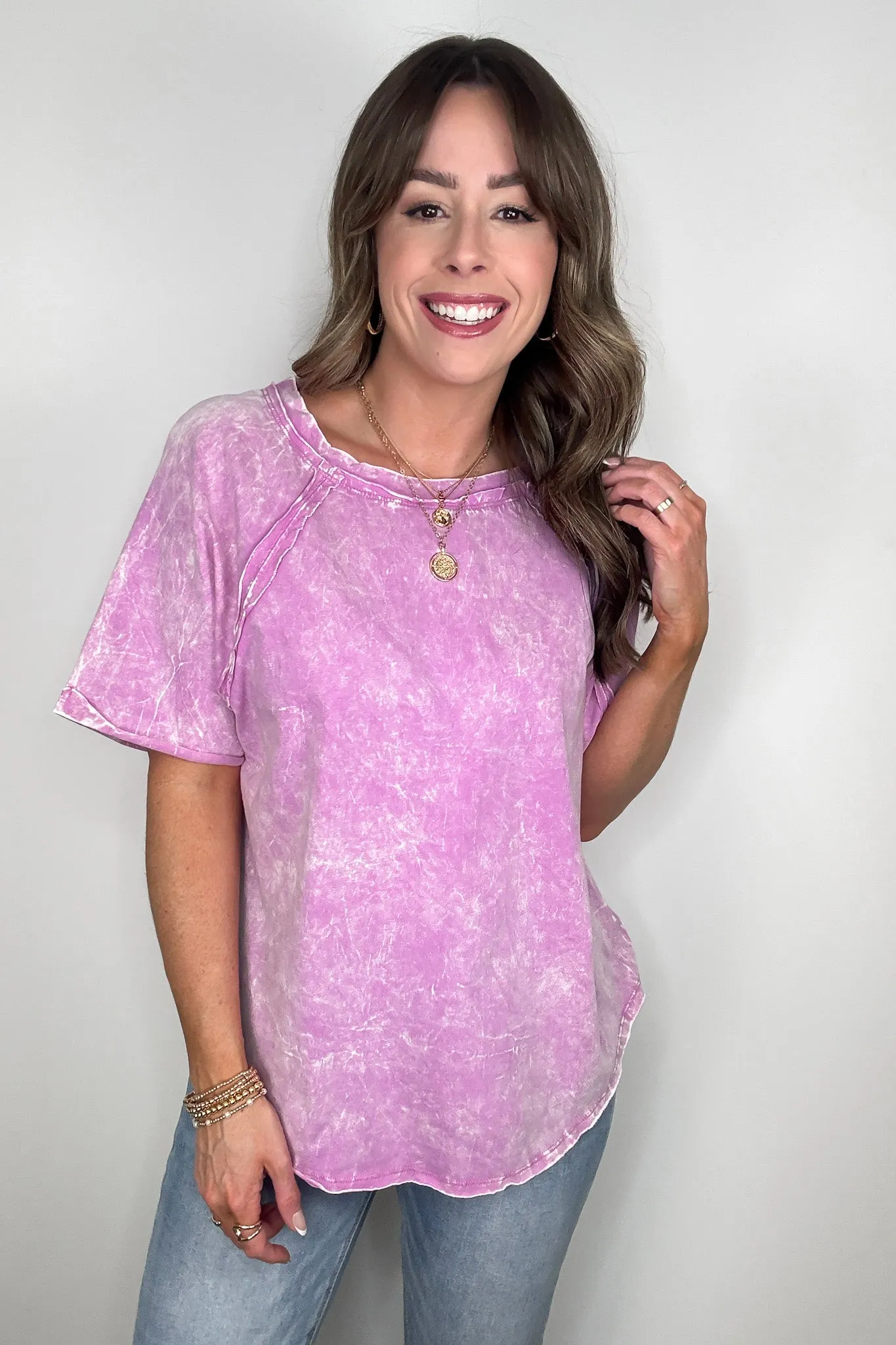 Carowyn Mineral Wash Relaxed Fit Top - BACK IN STOCK