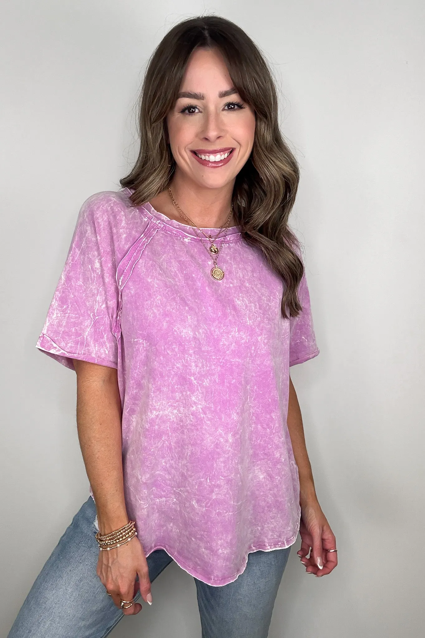 Carowyn Mineral Wash Relaxed Fit Top - BACK IN STOCK
