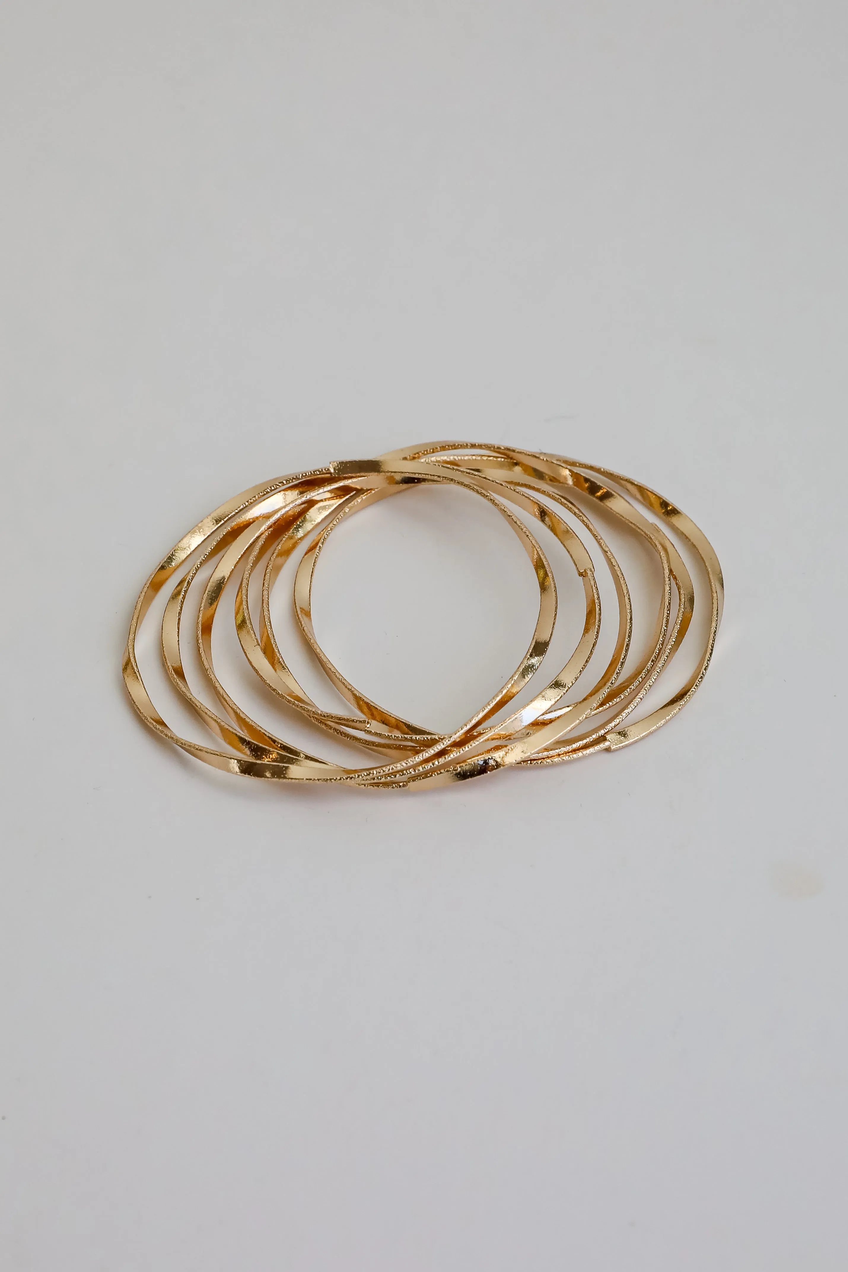 Charlotte Gold Bangle Set