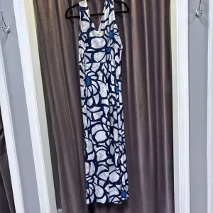Ciara Sun Wo Printed Vneck Maxi DRESSES L
