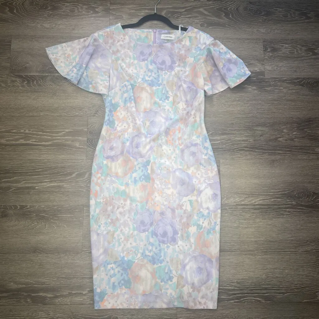 CK Pastel Floral Cap Sleeve DRESSES 6