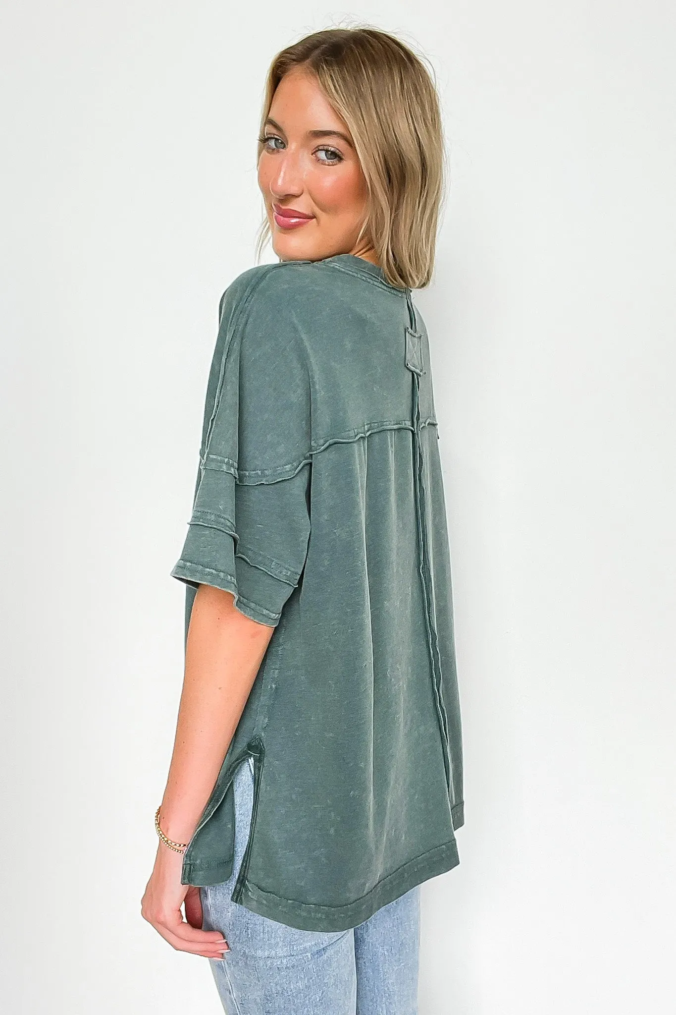 Claudia Short Sleeve Relaxed Top