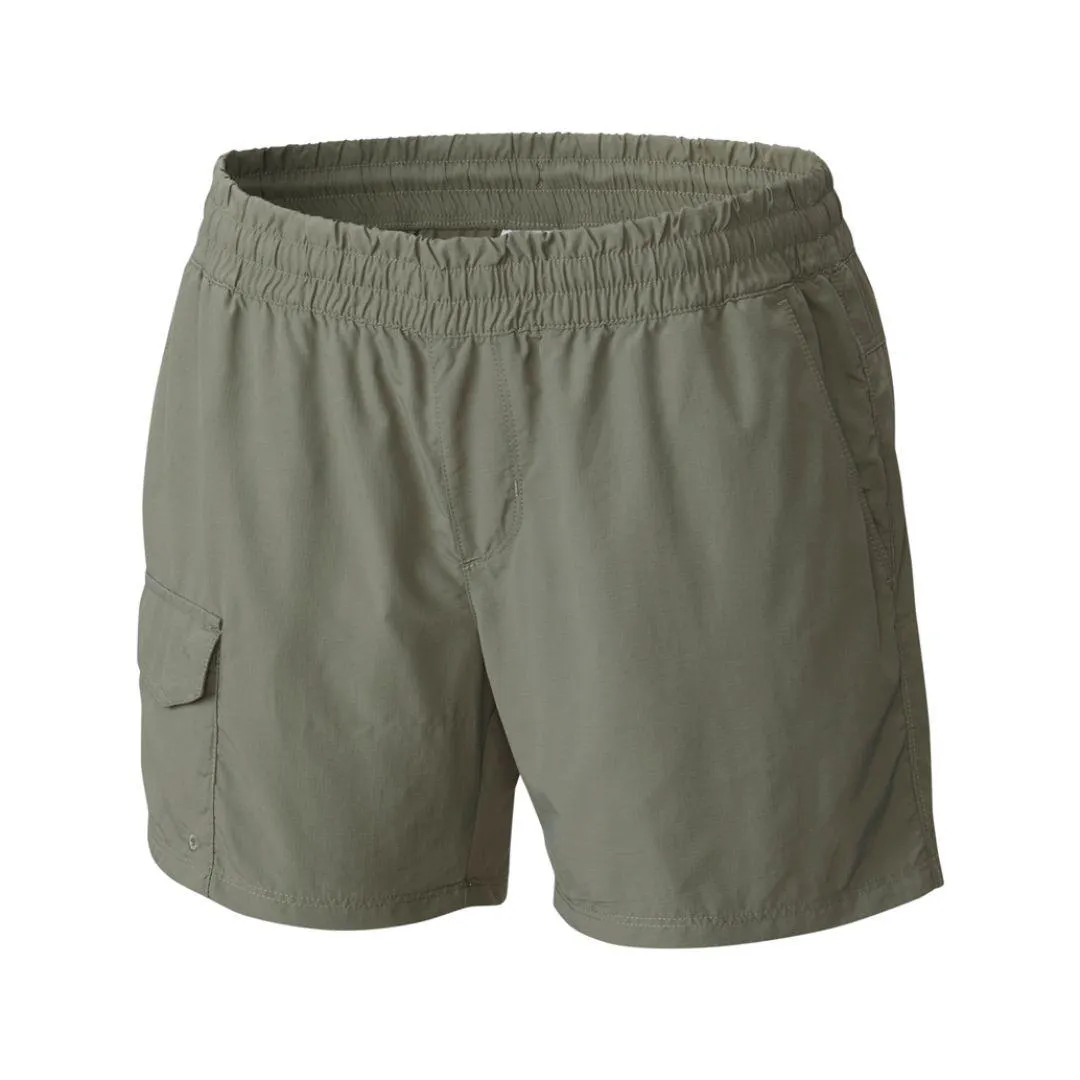 Columbia Women Green Omni-Wick Silver Ridge Pull On Shorts