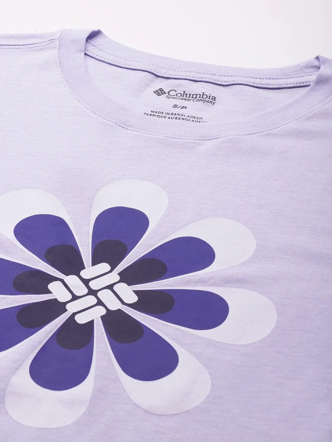 Columbia Women Purple Trek Relaxed Tshirt