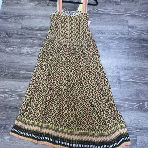 Conditions Apply Metallic Thick Strap Printed DRESSES S
