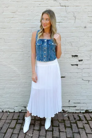 Coveted Appeal Button Down Denim Vest