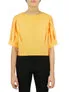Cropped Tie Back Blouse