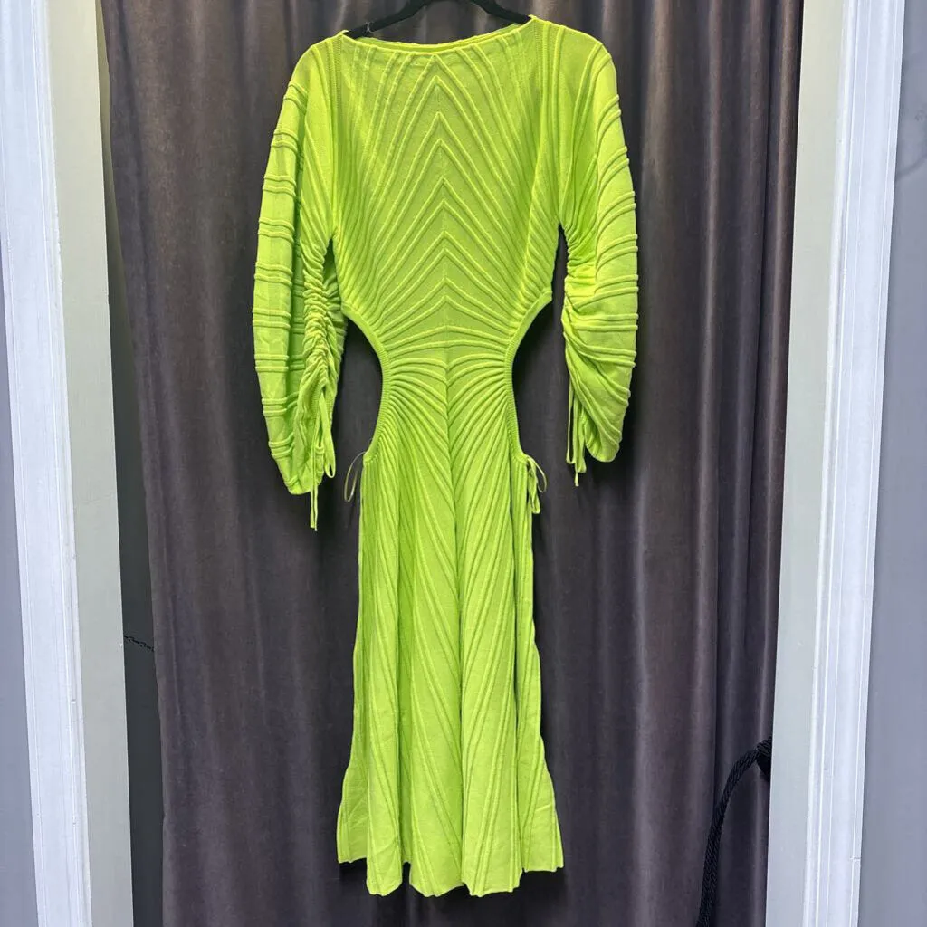 Cult Gaia NWT Knit Cut Out Ties DRESSES S