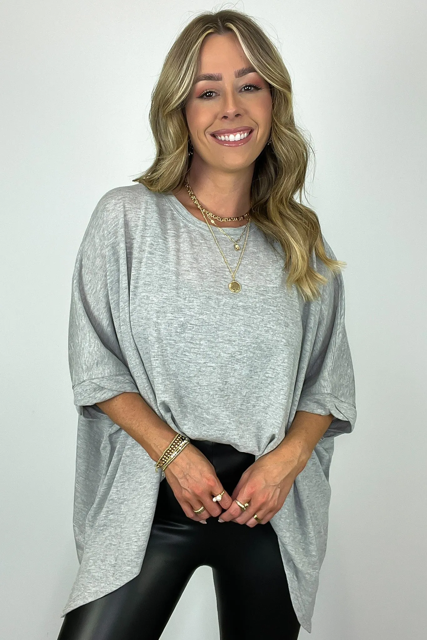 Daphney Drop Shoulder Batwing Sleeve Top - BACK IN STOCK