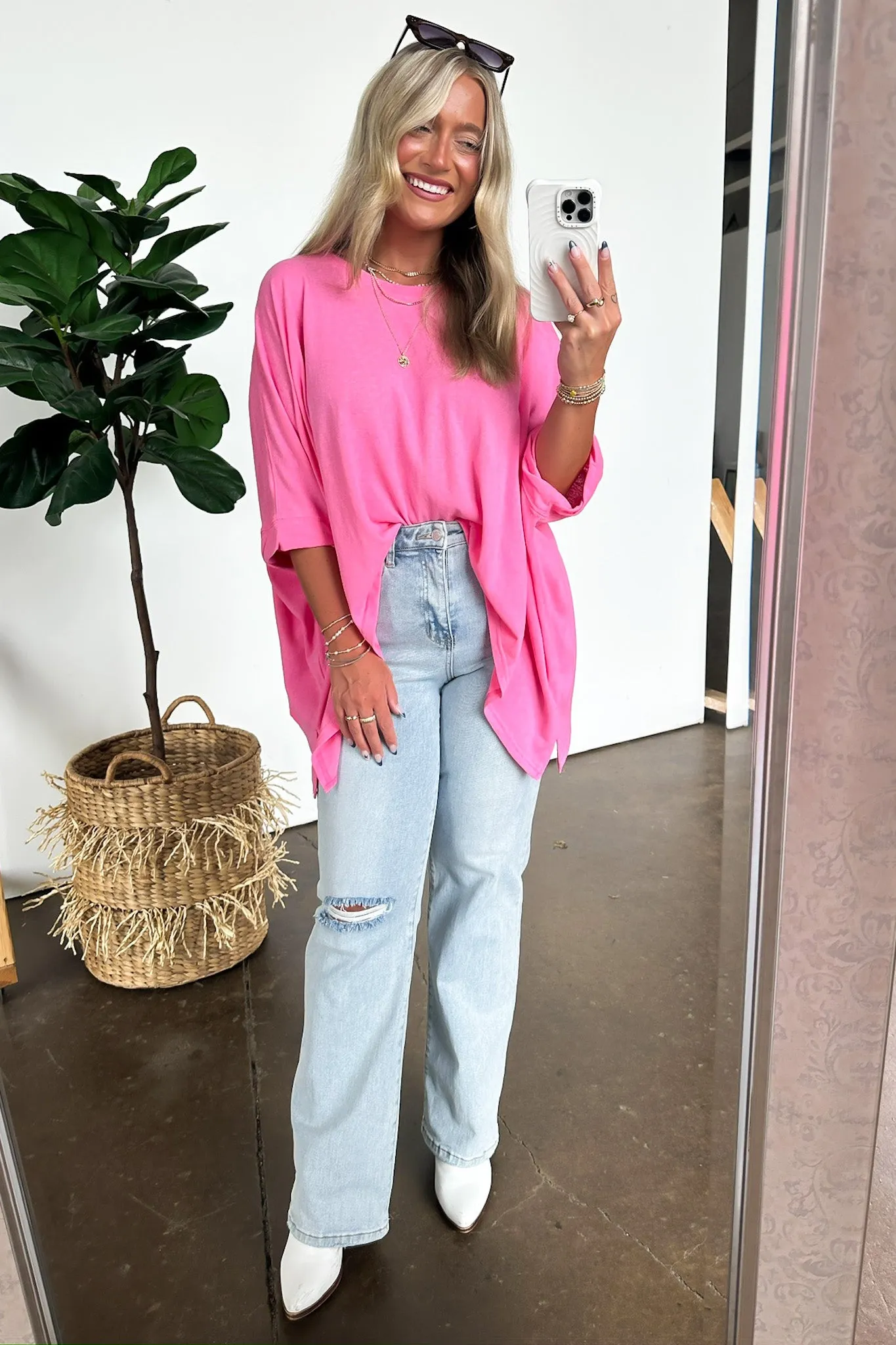 Daphney Drop Shoulder Batwing Sleeve Top - BACK IN STOCK