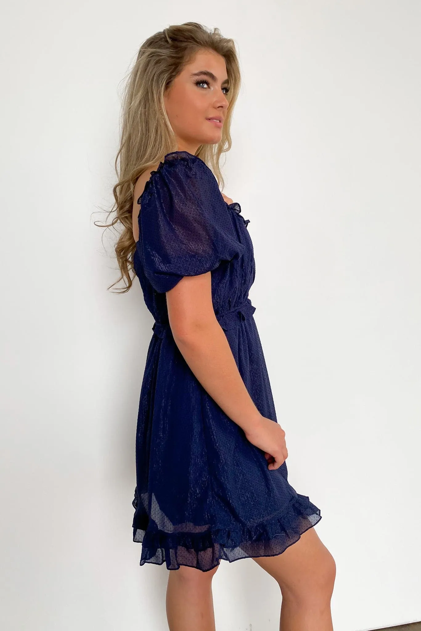 Daria Polka Dot Ruffle Dress - FINAL SALE