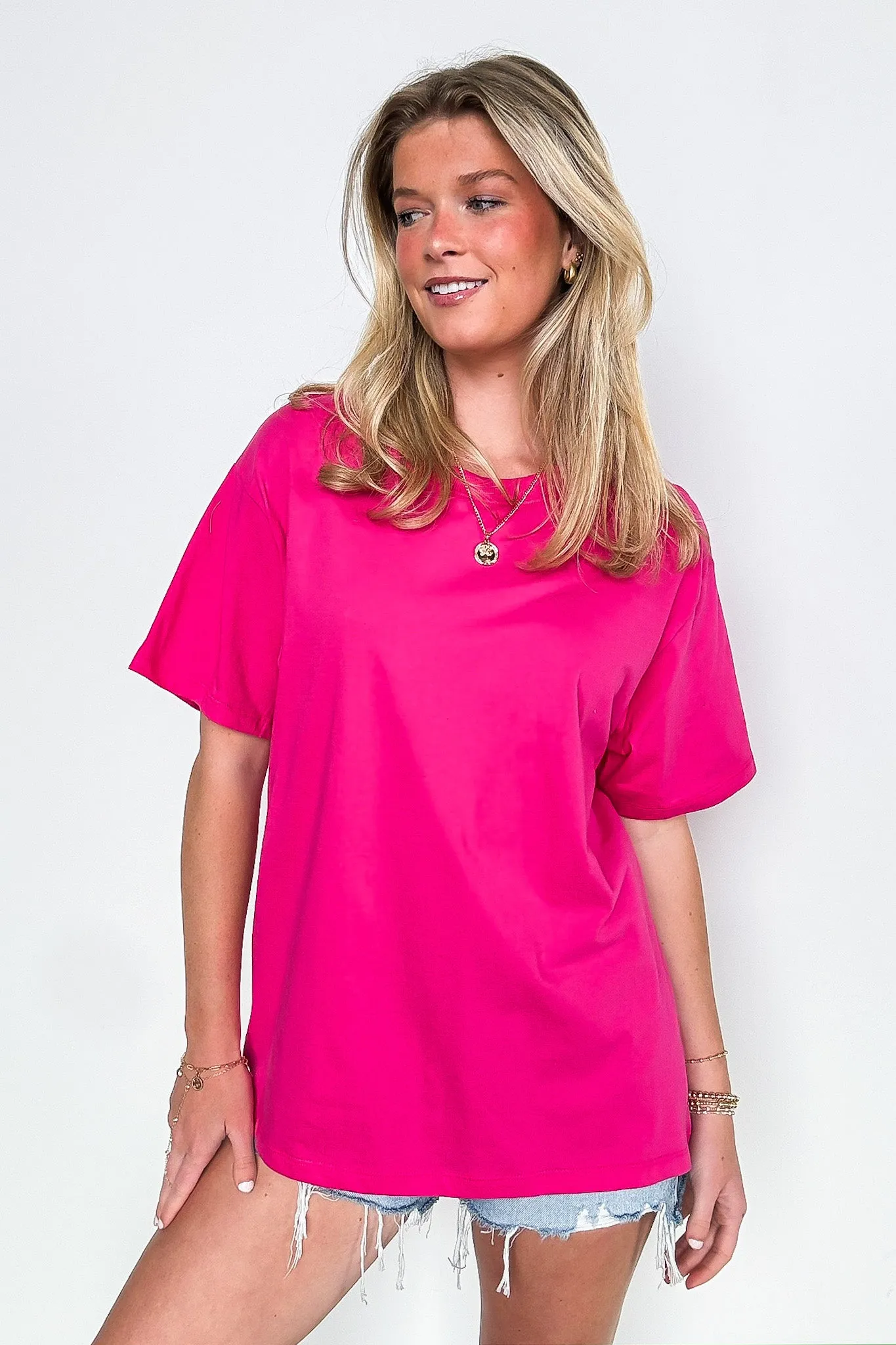 Devon Short Sleeve Oversized Tee - BACK IN STOCK