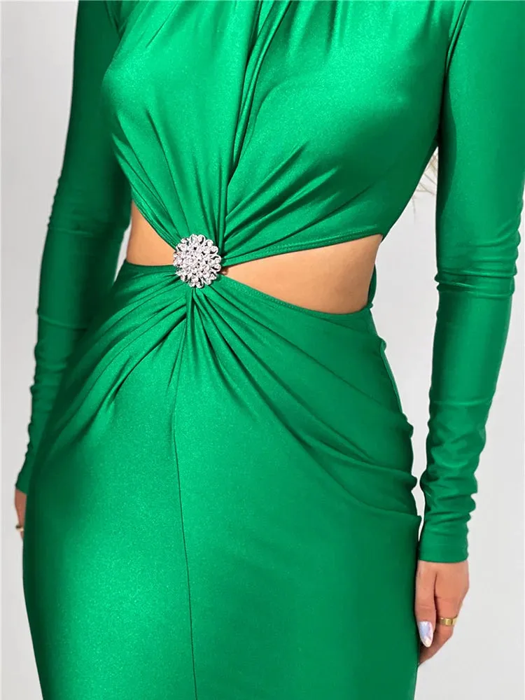 Elegant Longsleeve Bodycon Party Evening Dress Anna Kay Co