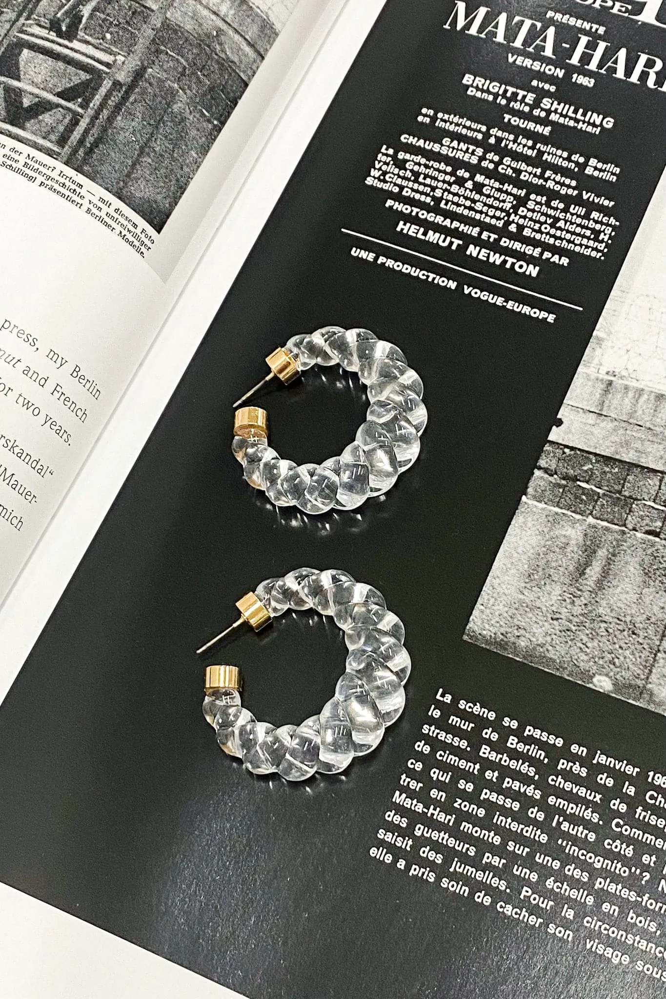 Envy Me Acrylic Bubble Hoop Earrings - FINAL SALE