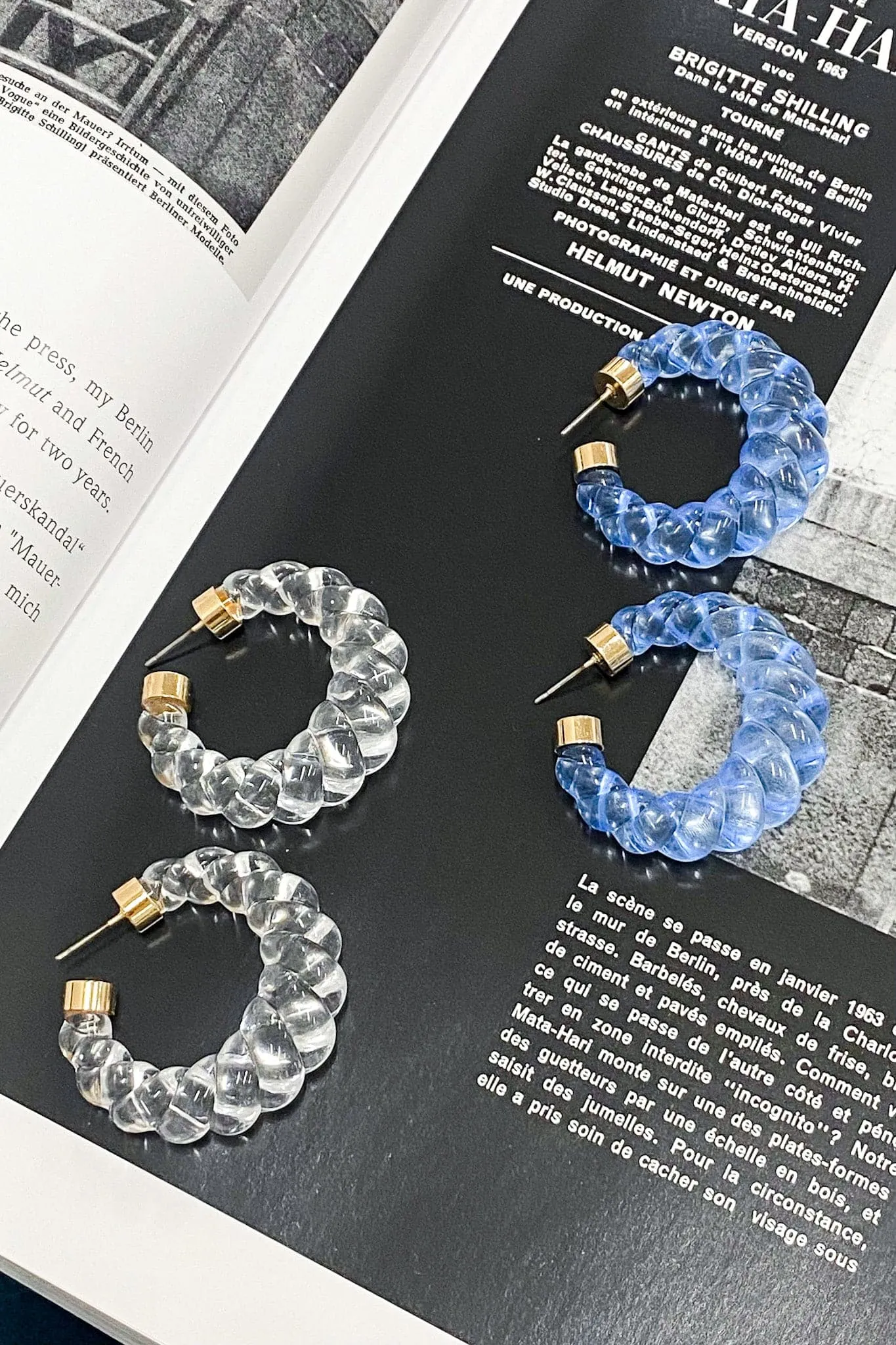 Envy Me Acrylic Bubble Hoop Earrings - FINAL SALE