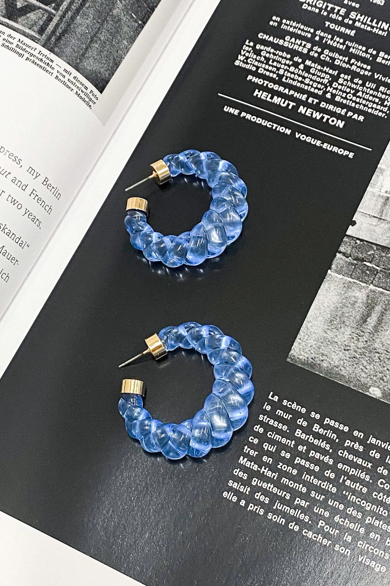 Envy Me Acrylic Bubble Hoop Earrings - FINAL SALE