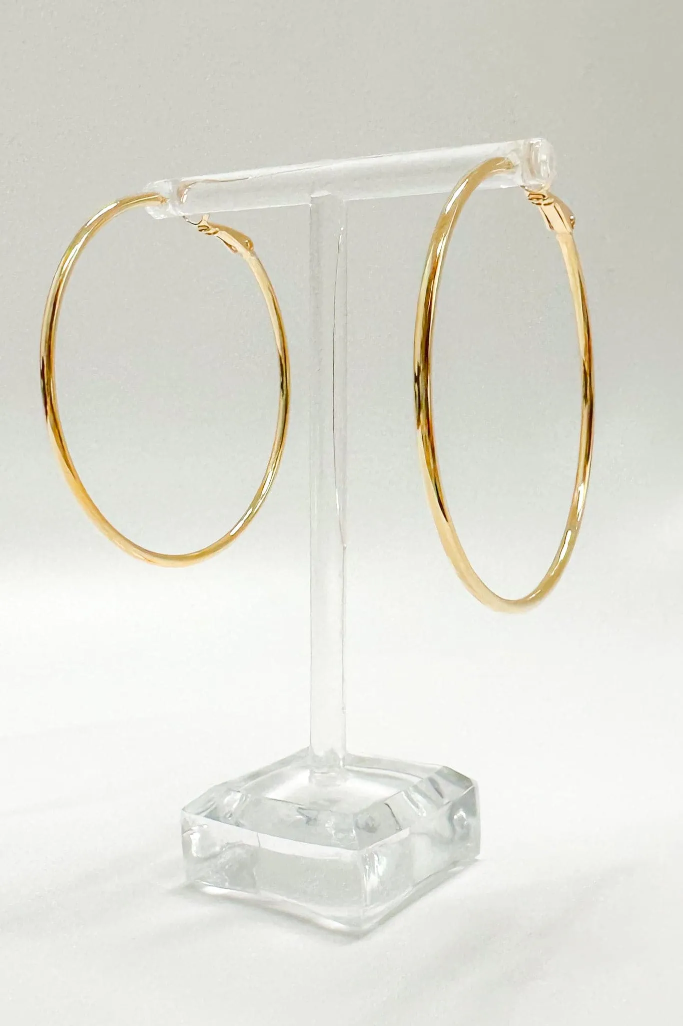 Everyday Fancy 14k Gold Dipped Hoop Earrings