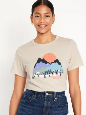 EveryWear Logo Graphic T-Shirt for Women
