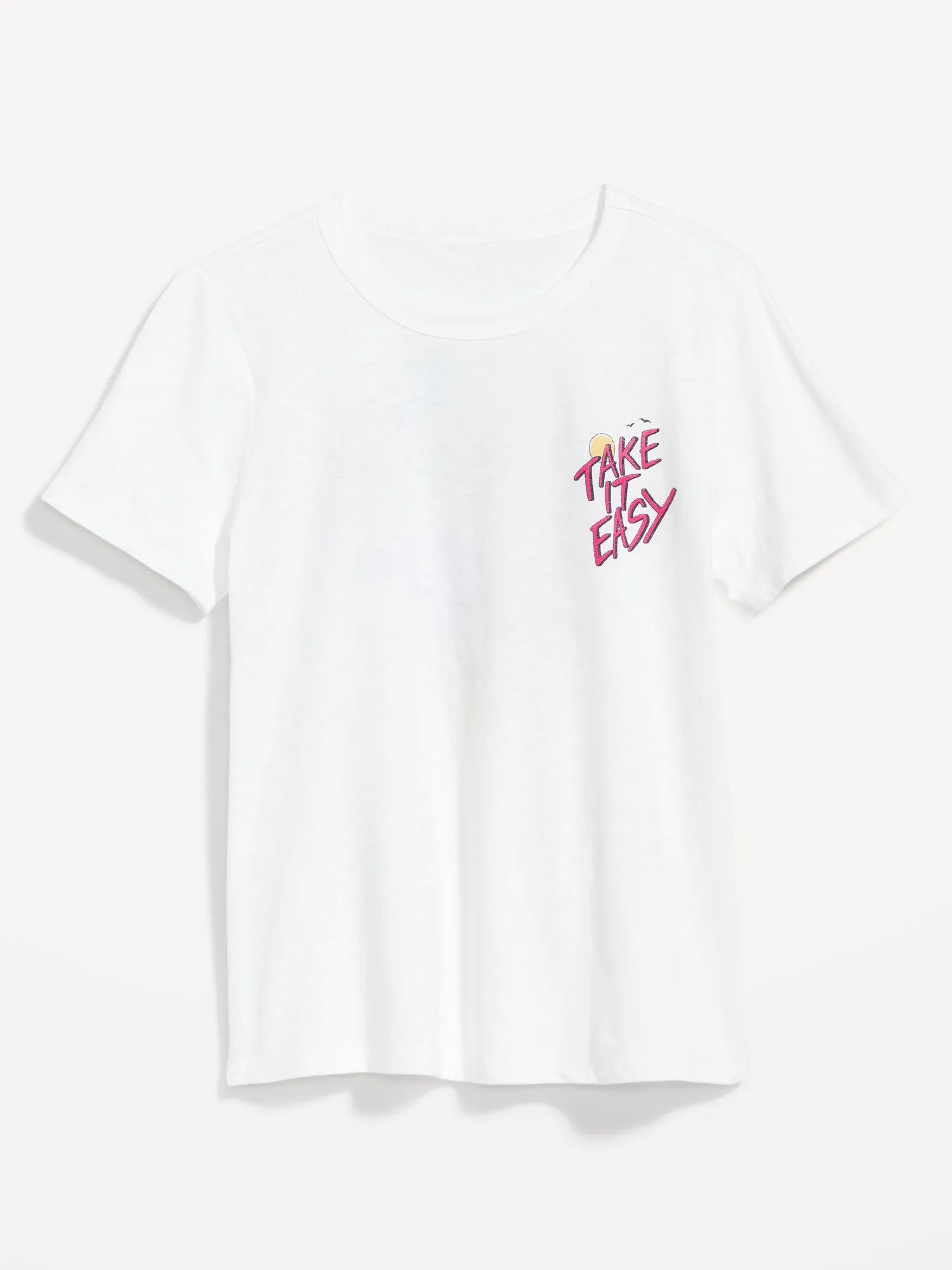 EveryWear Slub-Knit Graphic T-Shirt for Women