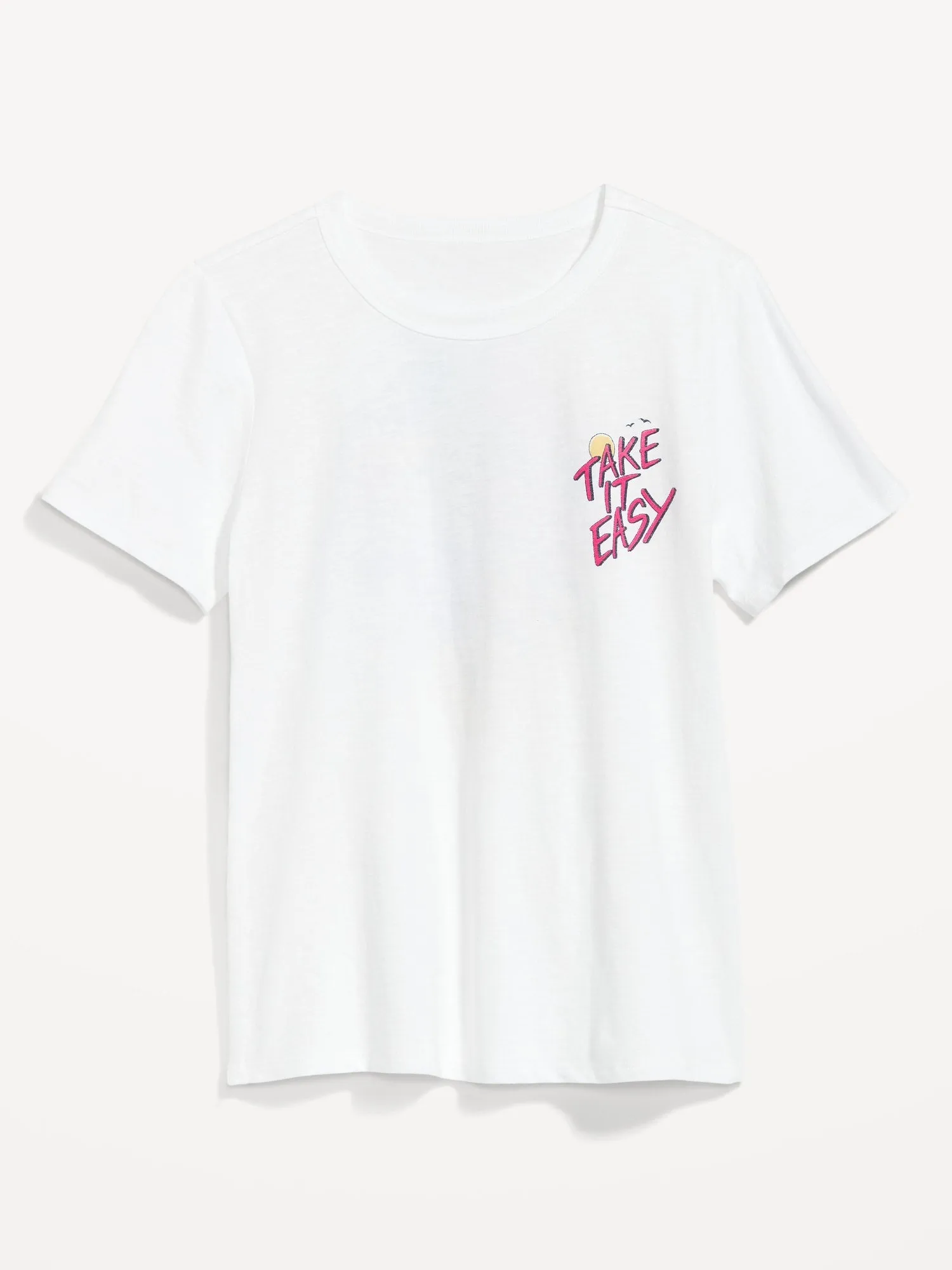 EveryWear Slub-Knit Graphic T-Shirt for Women