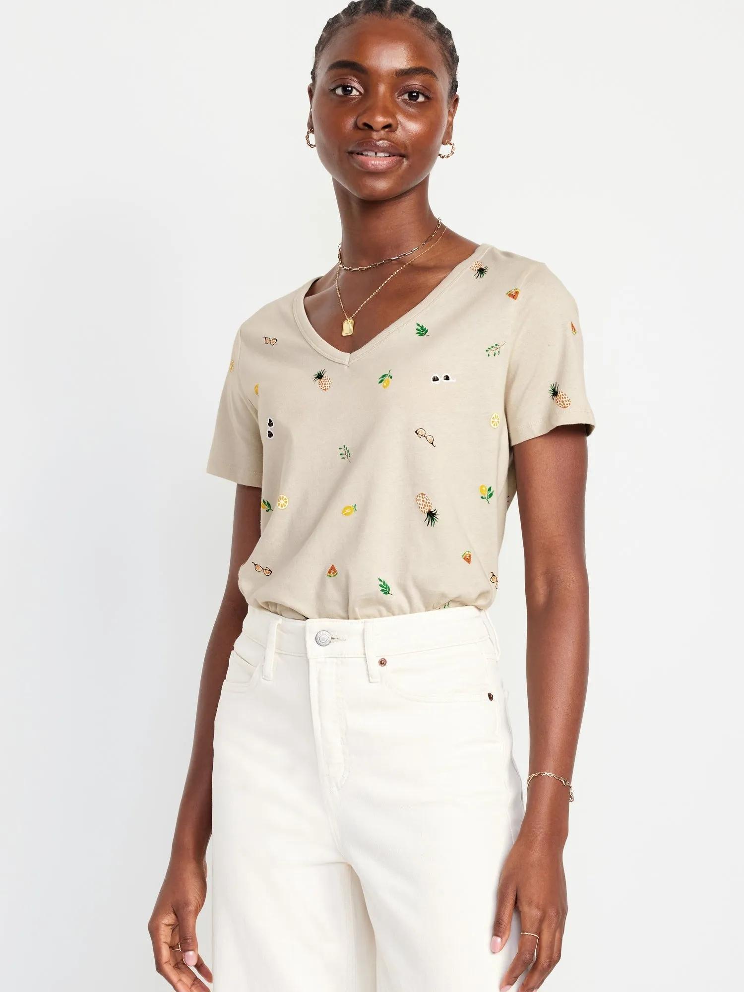EveryWear V-Neck T-Shirt for Women