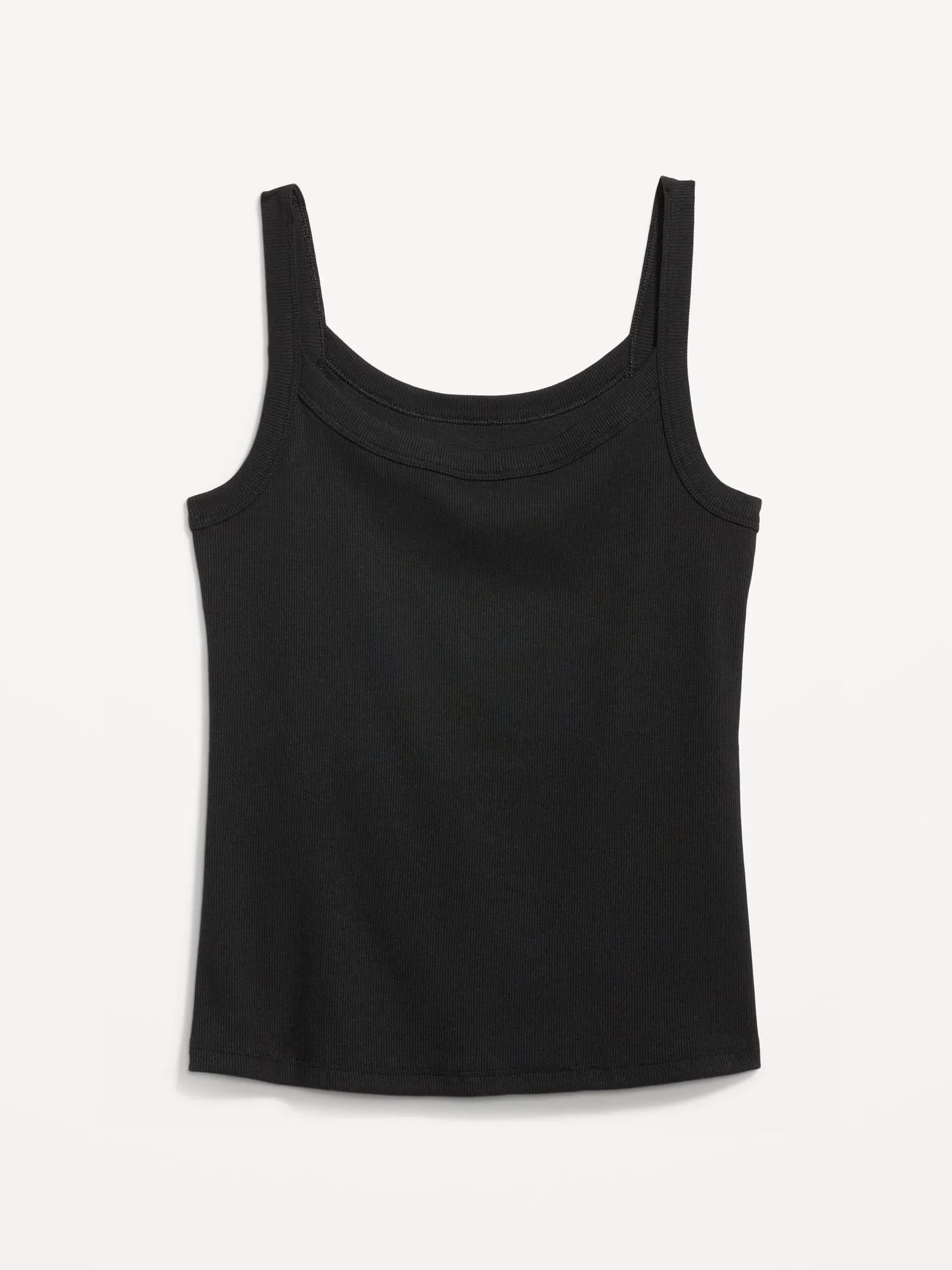 Fitted Rib-Knit Tank Top for Women