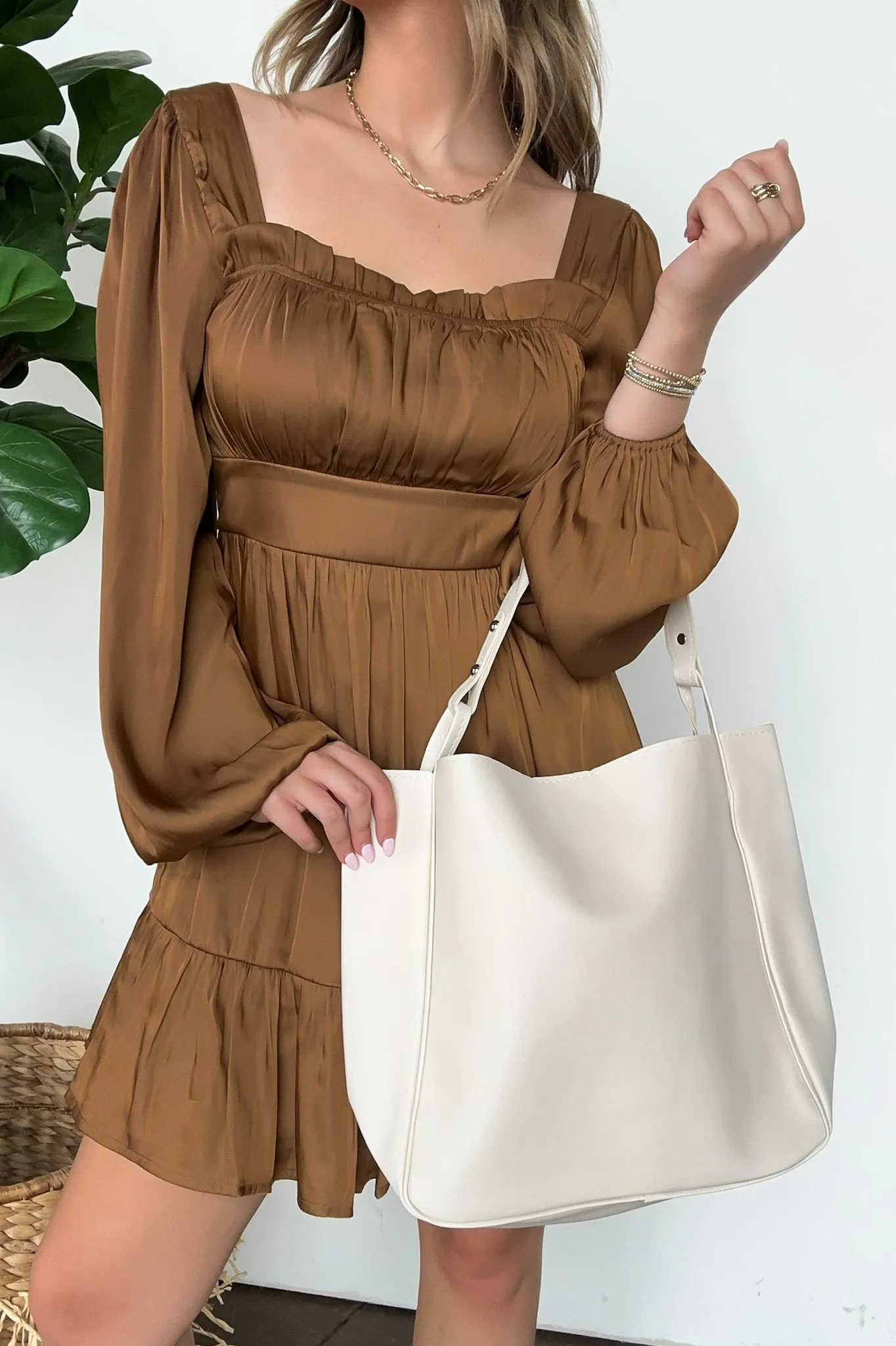 Gabriella Vegan Leather Shoulder Bag
