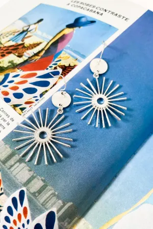 Gleam Theme Starburst Drop Earrings - FINAL SALE