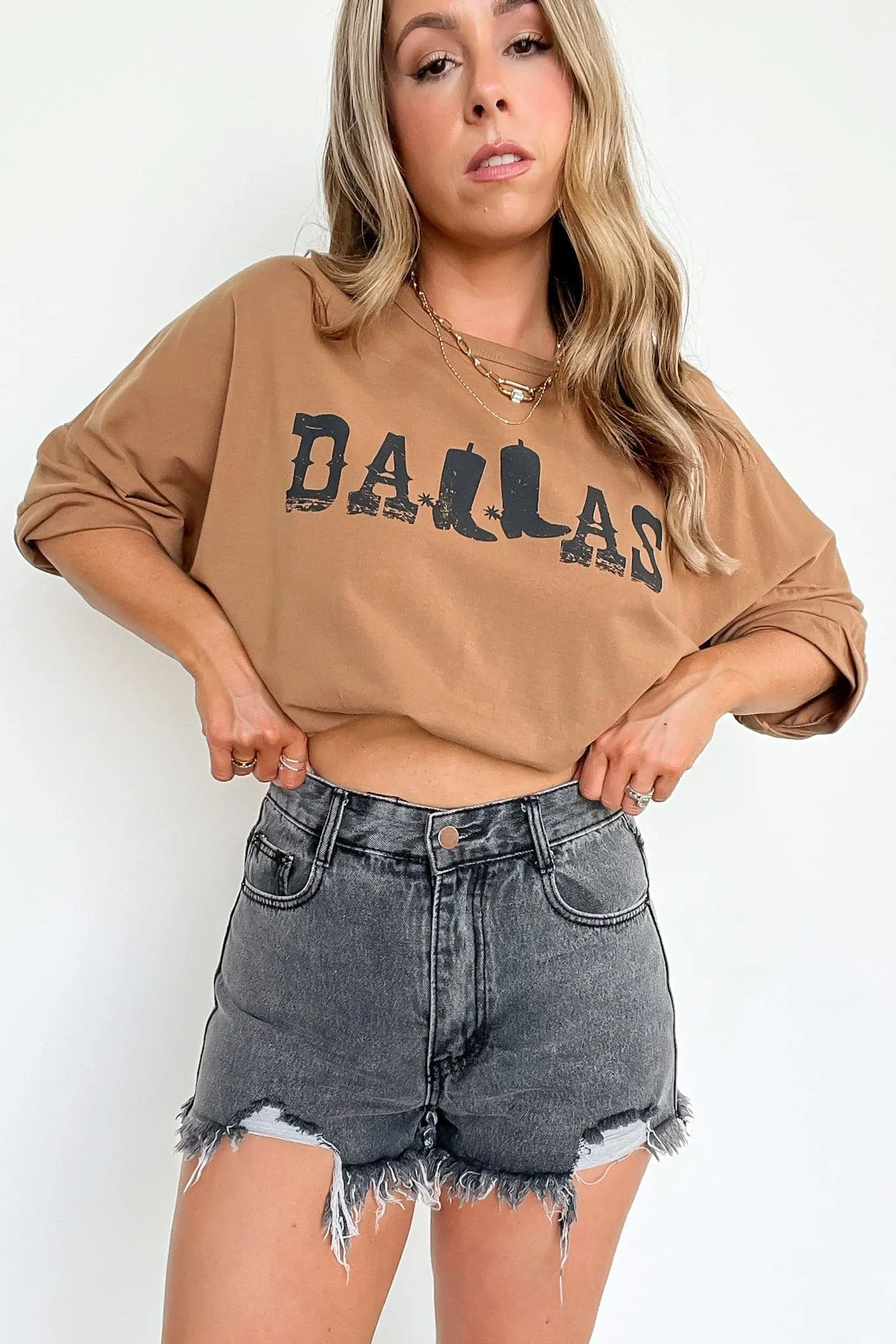Glenford Distressed Denim Cutoff Shorts - FINAL SALE