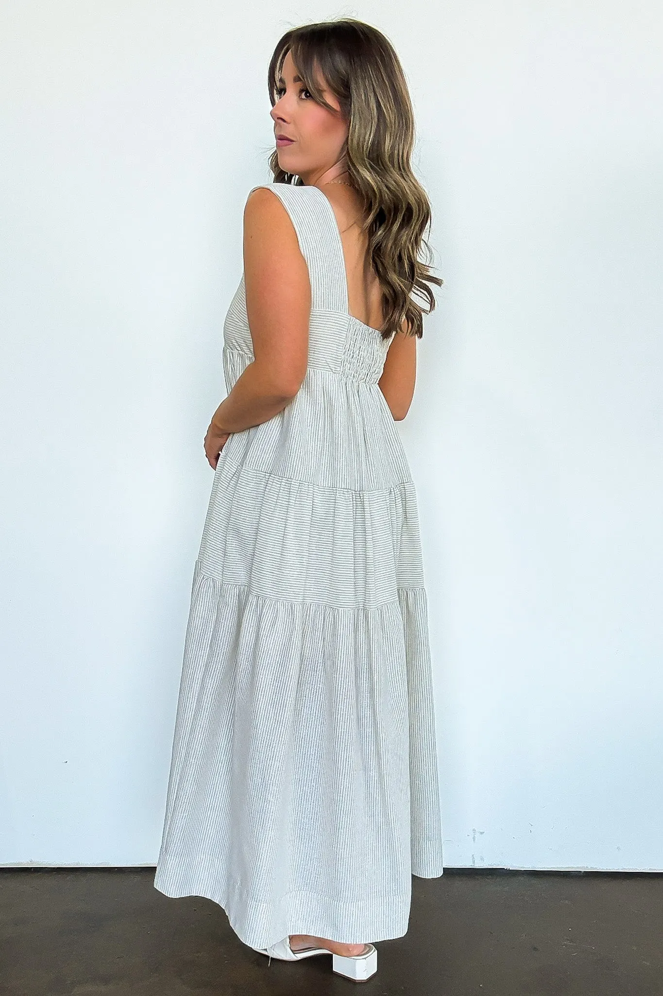 Going Places Striped Tiered Dress - BACK IN STOCK