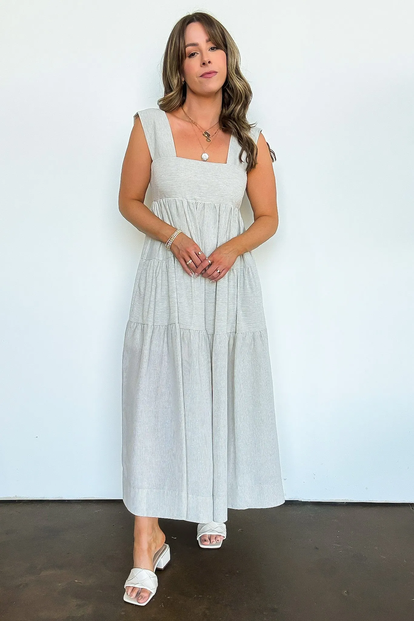 Going Places Striped Tiered Dress - BACK IN STOCK