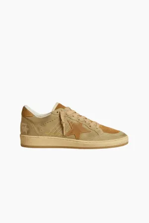 Golden Goose Ball Star Sneaker - Ice/ Tobacco GOLDEN GOOSE
