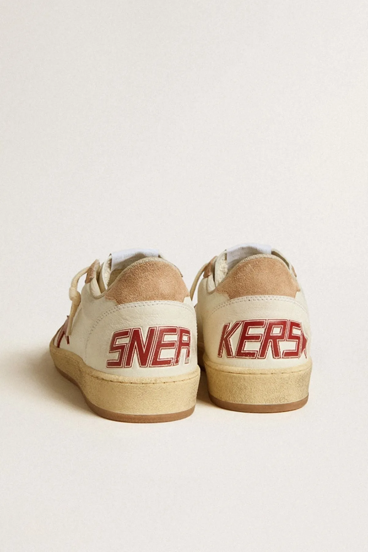 Golden Goose Ball Star Sneaker - White/ Red/ Pink GOLDEN GOOSE